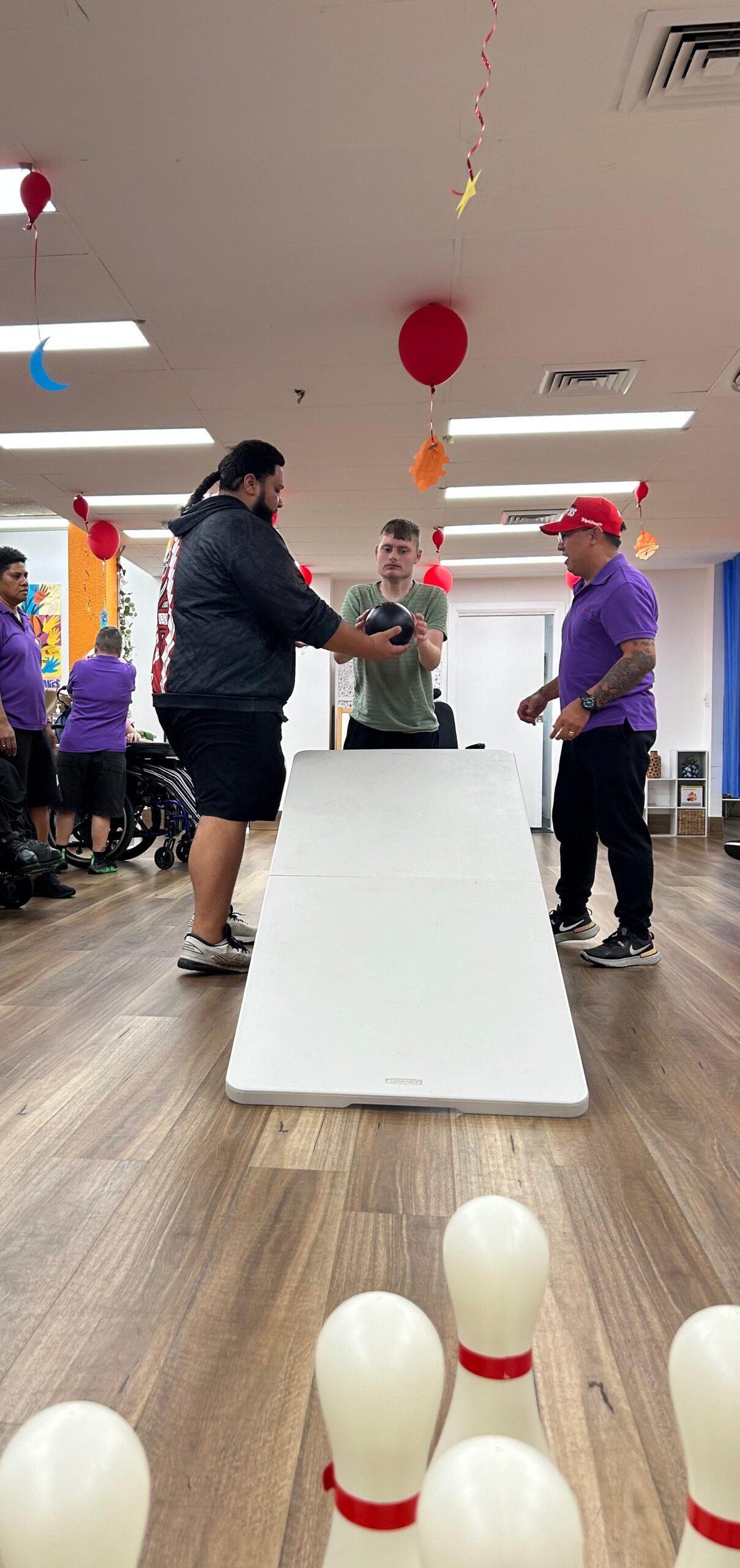 Indoor Bowling, Angels On Wheels