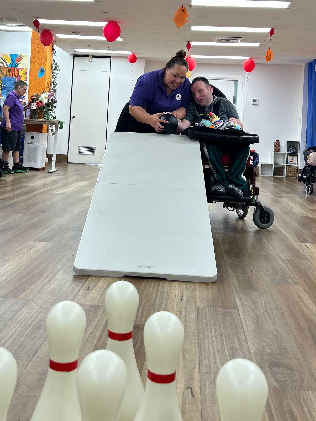 Indoor Bowling, Angels On Wheels