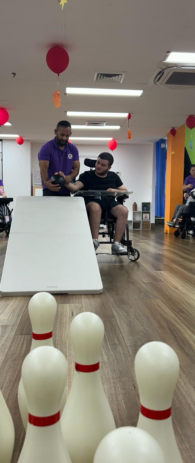 Indoor Bowling, Angels On Wheels