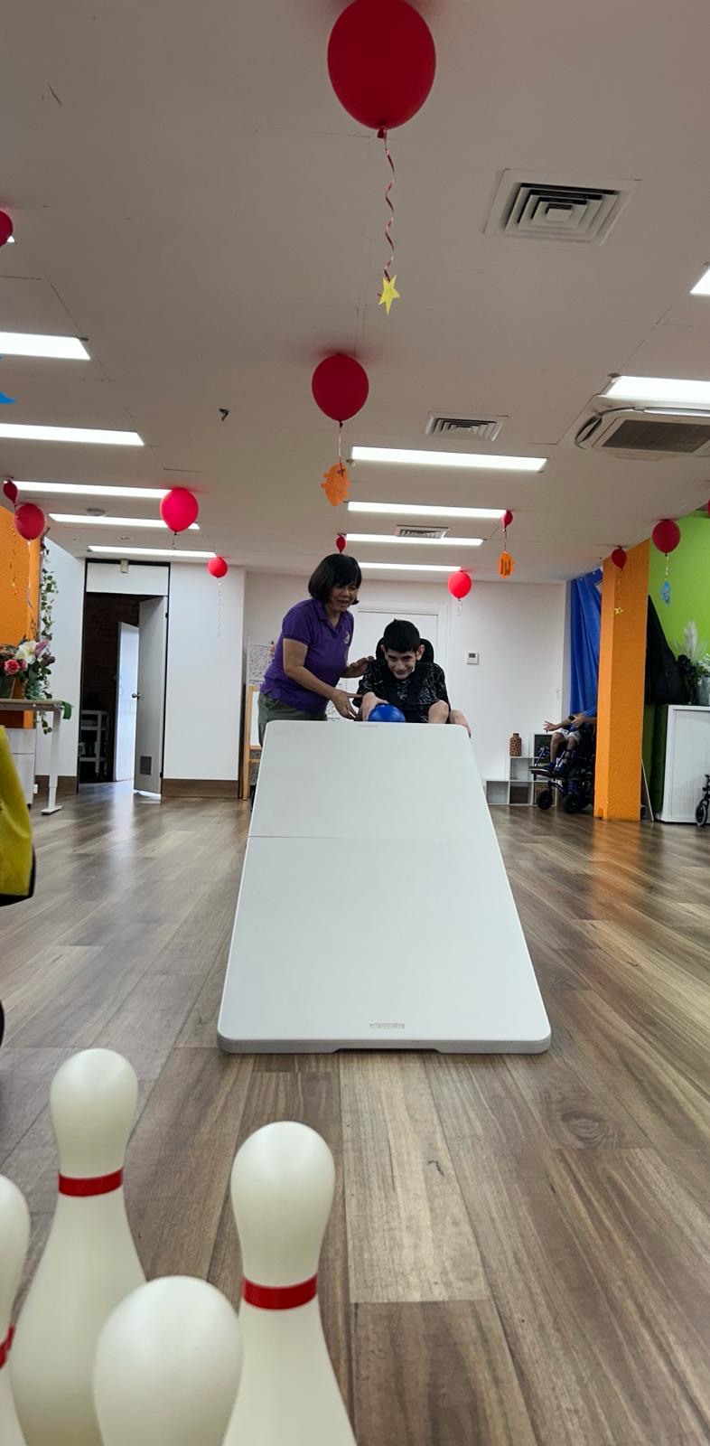 Indoor Bowling, Angels On Wheels