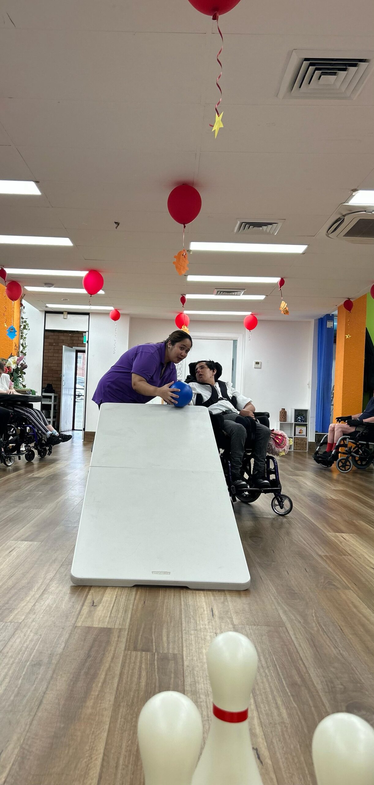 Indoor Bowling, Angels On Wheels