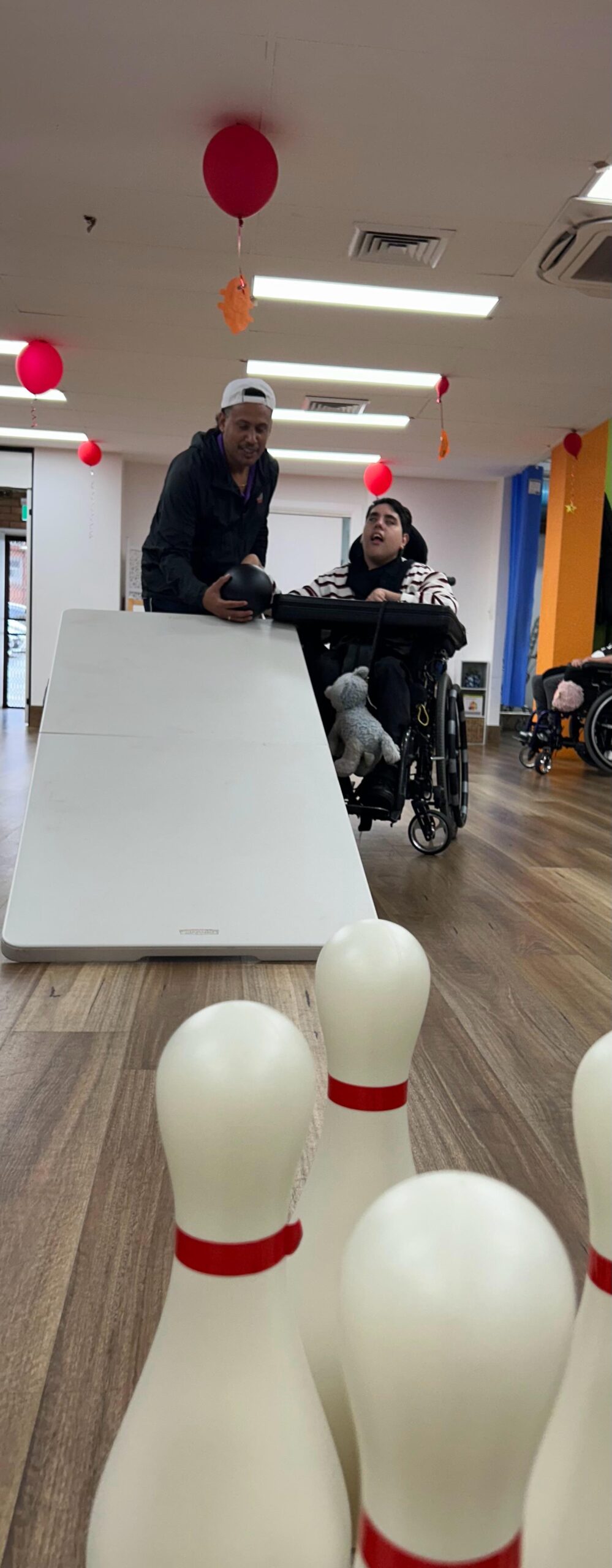 Indoor Bowling, Angels On Wheels