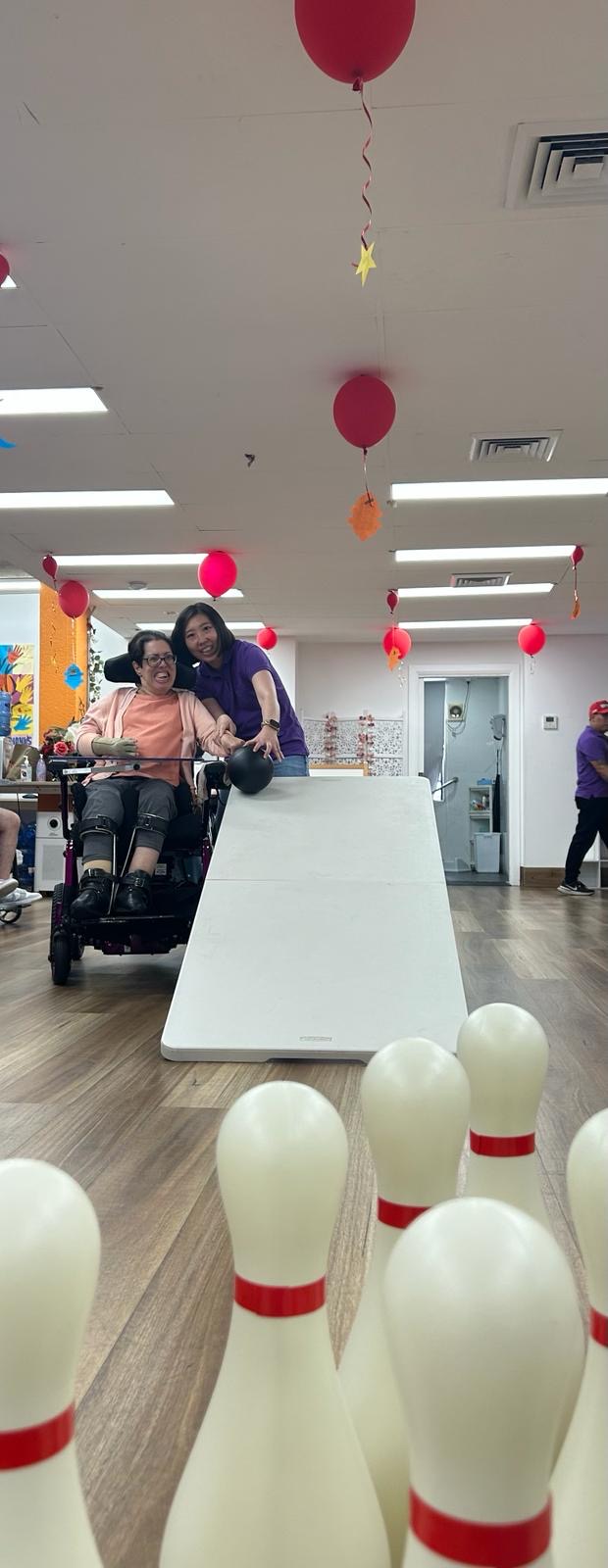 Indoor Bowling, Angels On Wheels