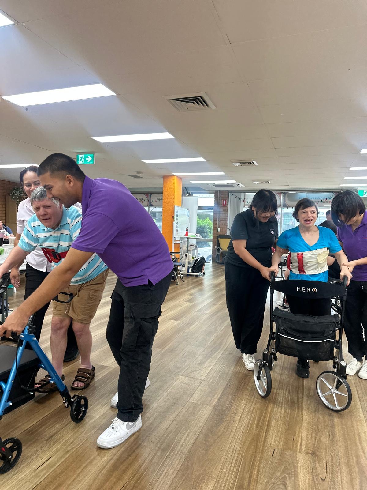 Wheelchair Race, Angels On Wheels